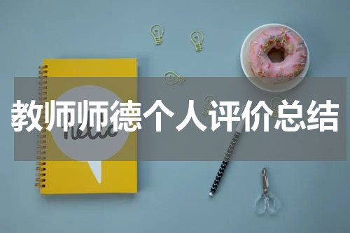 教师师德个人评价总结