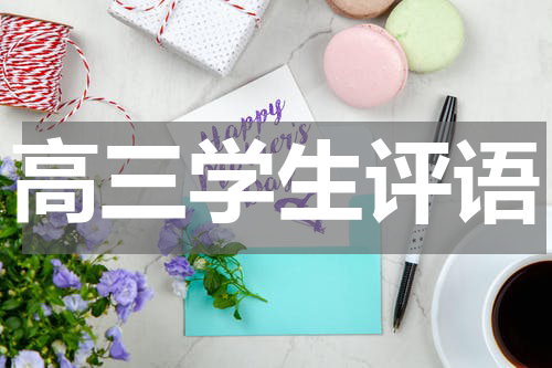 高三学生评语