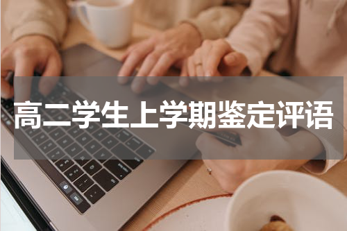 高二学生上学期鉴定评语