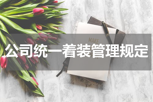 公司统一着装管理规定