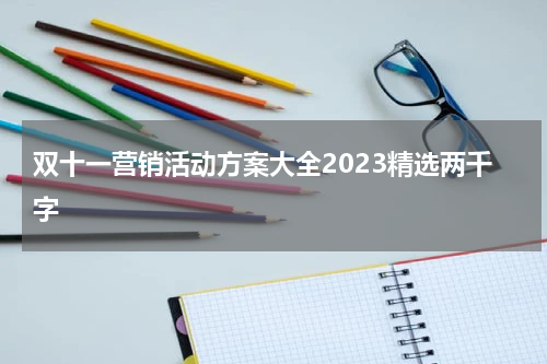 双十一营销活动方案大全2023精选两千字