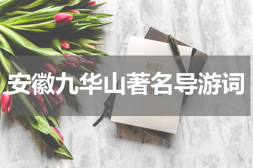安徽九华山著名导游词