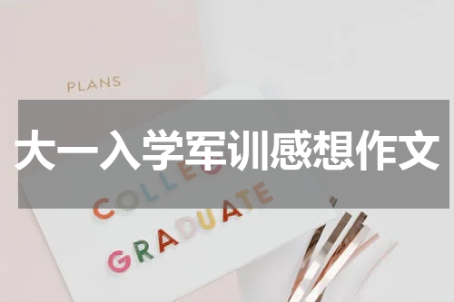 大一入学军训感想作文