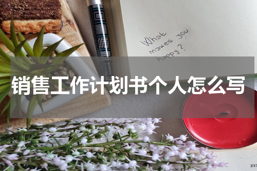 销售工作计划书个人怎么写