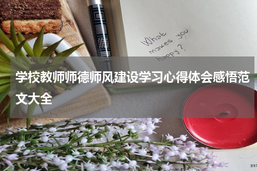 学校教师师德师风建设学习心得体会感悟范文大全