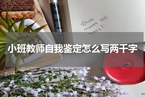 小班教师自我鉴定怎么写两千字