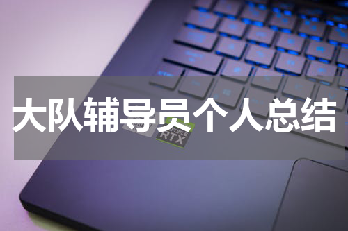 大队辅导员个人总结
