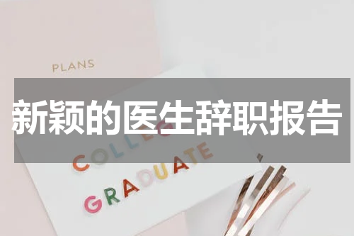 新颖的医生辞职报告