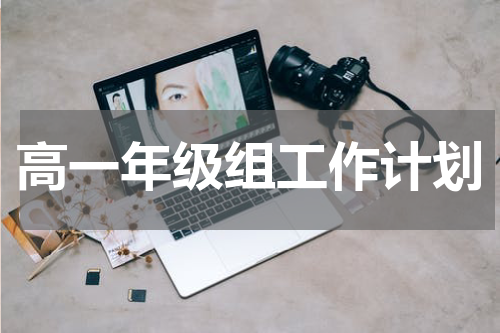 高一年级组工作计划