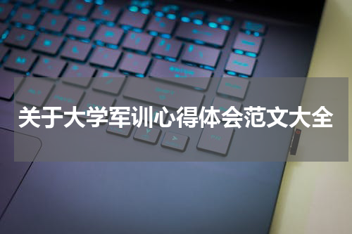 关于大学军训心得体会范文大全