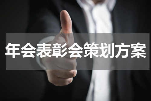 年会表彰会策划方案