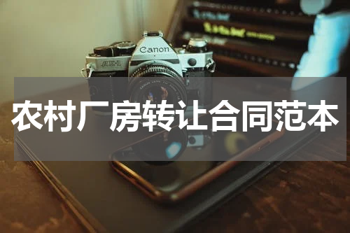 农村厂房转让合同范本
