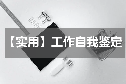 【实用】工作自我鉴定