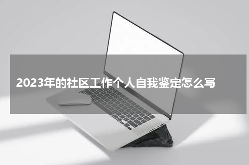 2023年的社区工作个人自我鉴定怎么写