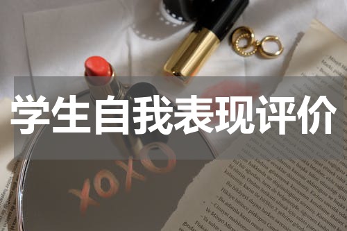 学生自我表现评价