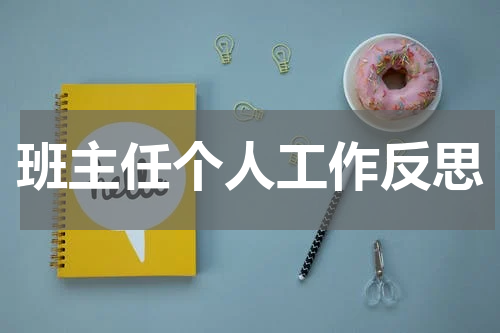 班主任个人工作反思