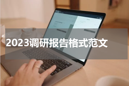 2023调研报告格式范文