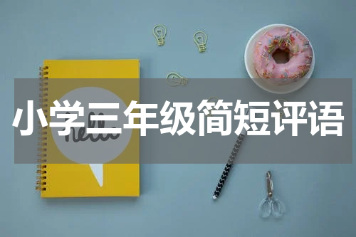 小学三年级简短评语
