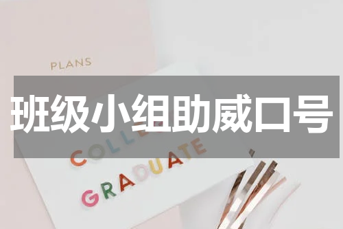 班级小组助威口号