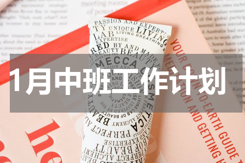 1月中班工作计划