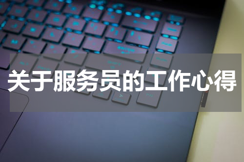 关于服务员的工作心得