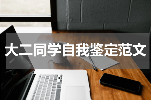大二同学自我鉴定范文