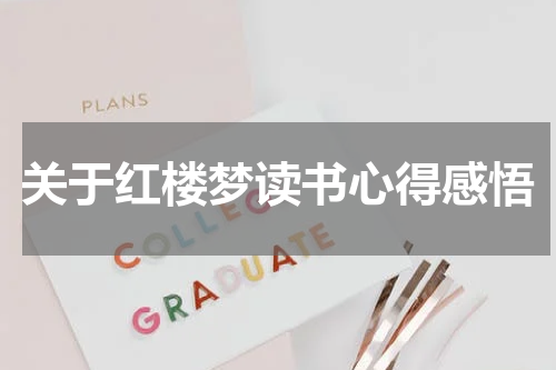 关于红楼梦读书心得感悟