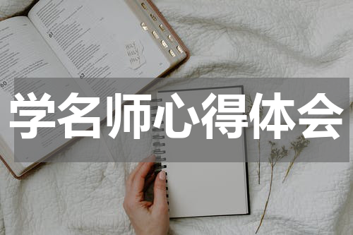 学名师心得体会