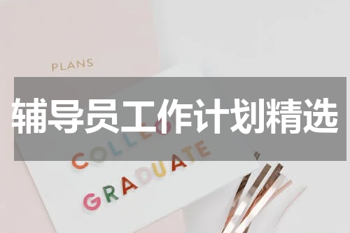 辅导员工作计划精选