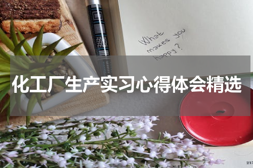 化工厂生产实习心得体会精选