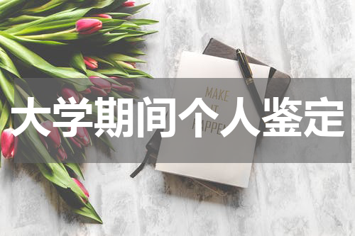 大学期间个人鉴定