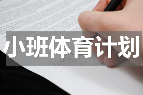 小班体育计划