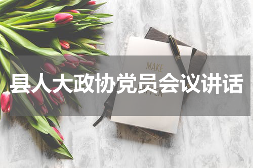 县人大政协党员会议讲话
