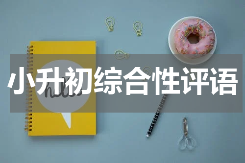 小升初综合性评语