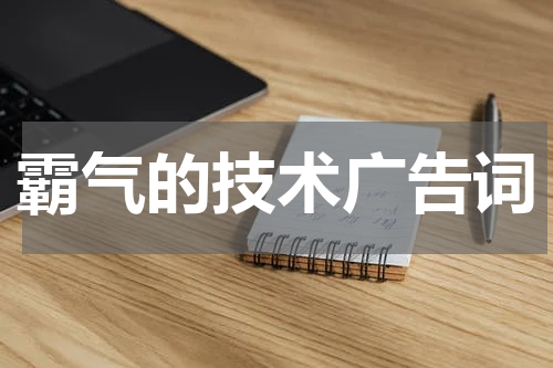 霸气的技术广告词