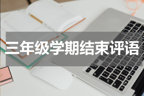 三年级学期结束评语