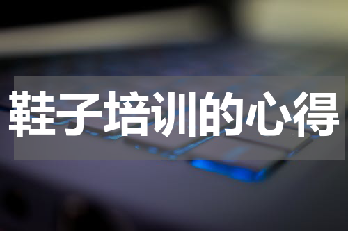 鞋子培训的心得