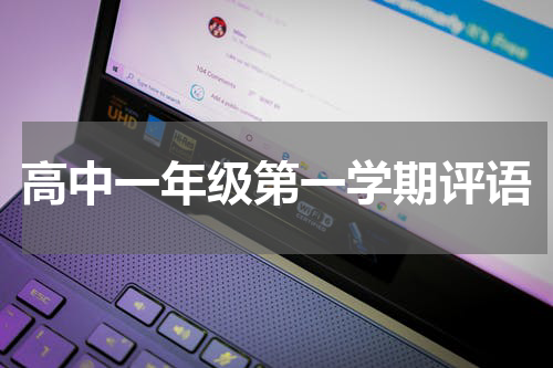高中一年级第一学期评语
