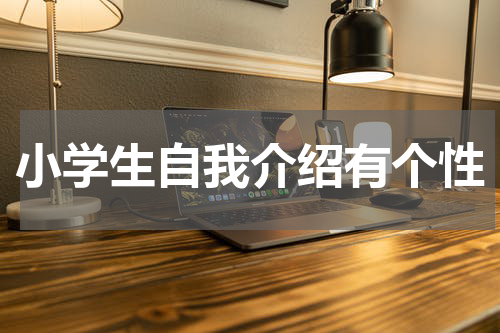 小学生自我介绍有个性