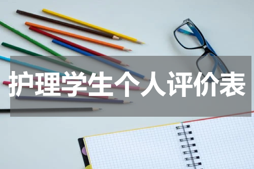 护理学生个人评价表