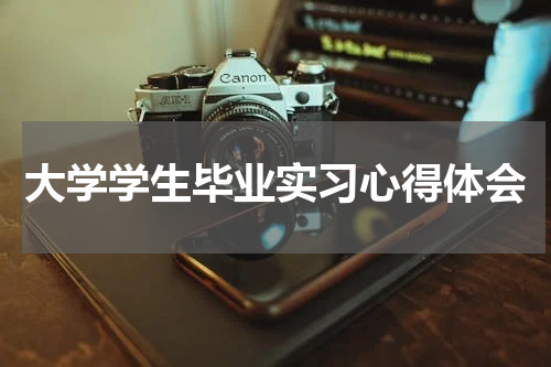 大学学生毕业实习心得体会