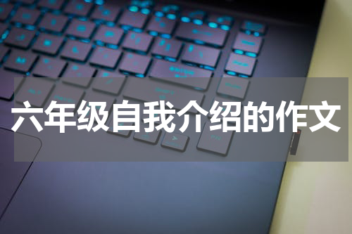 六年级自我介绍的作文