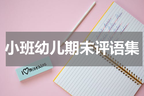 小班幼儿期末评语集