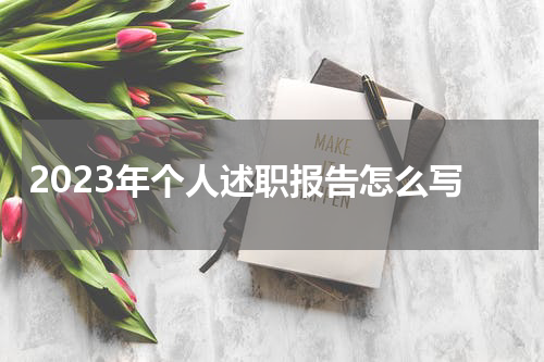 2023年个人述职报告怎么写