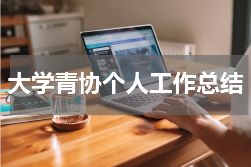 大学青协个人工作总结