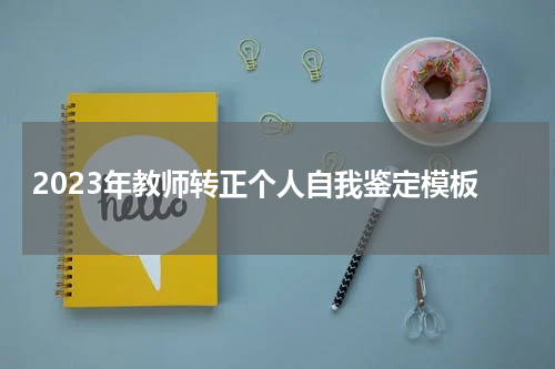 2023年教师转正个人自我鉴定模板