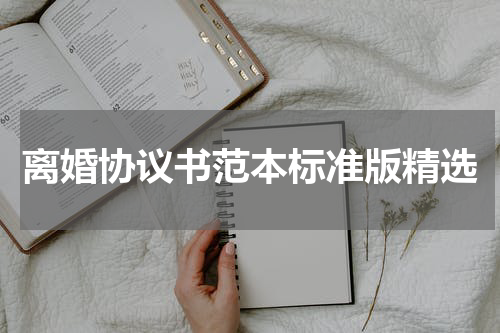 离婚协议书范本标准版精选