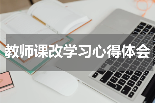 教师课改学习心得体会