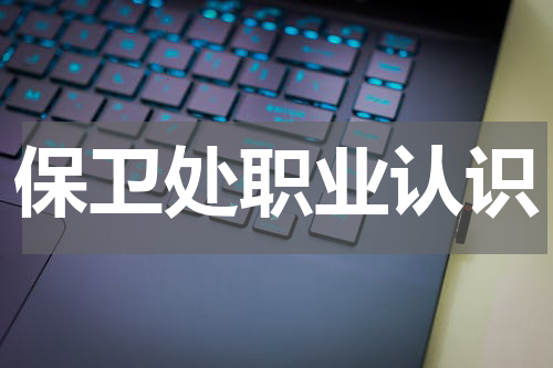 保卫处职业认识