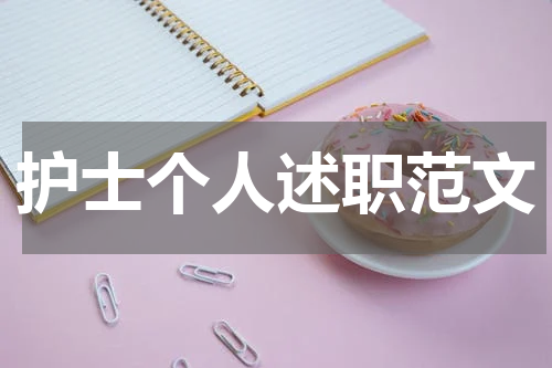 护士个人述职范文